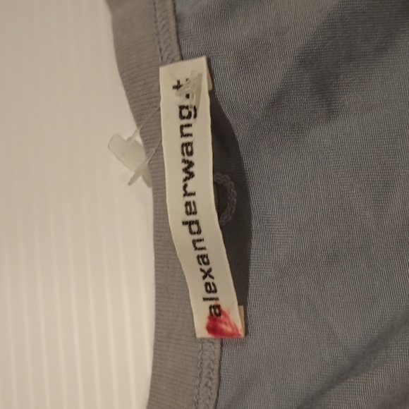 Alexander Wang Grey Loose Fit Tank Top A10 - Picture 4 of 6